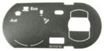 ETIKETT KONTROLLPANEL DW90.1 2-3K AUT BU UL4
