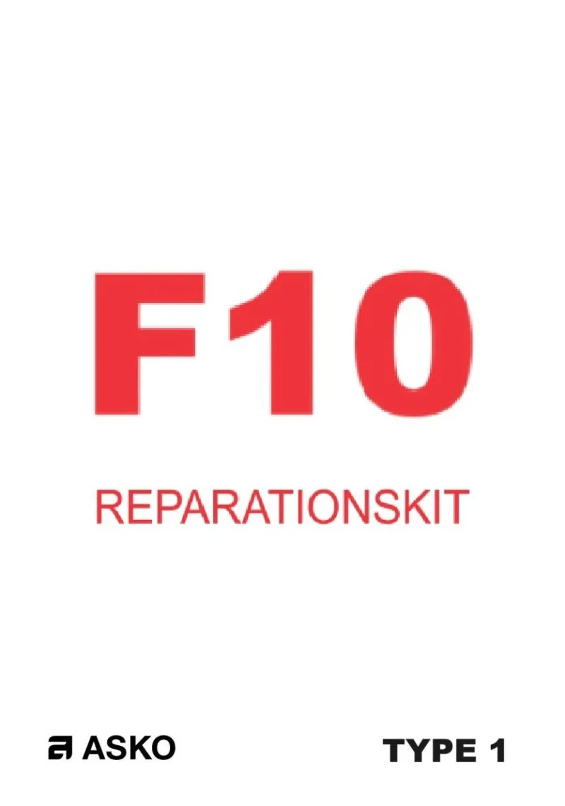 ASKO F10 REPARATIONSKIT 1